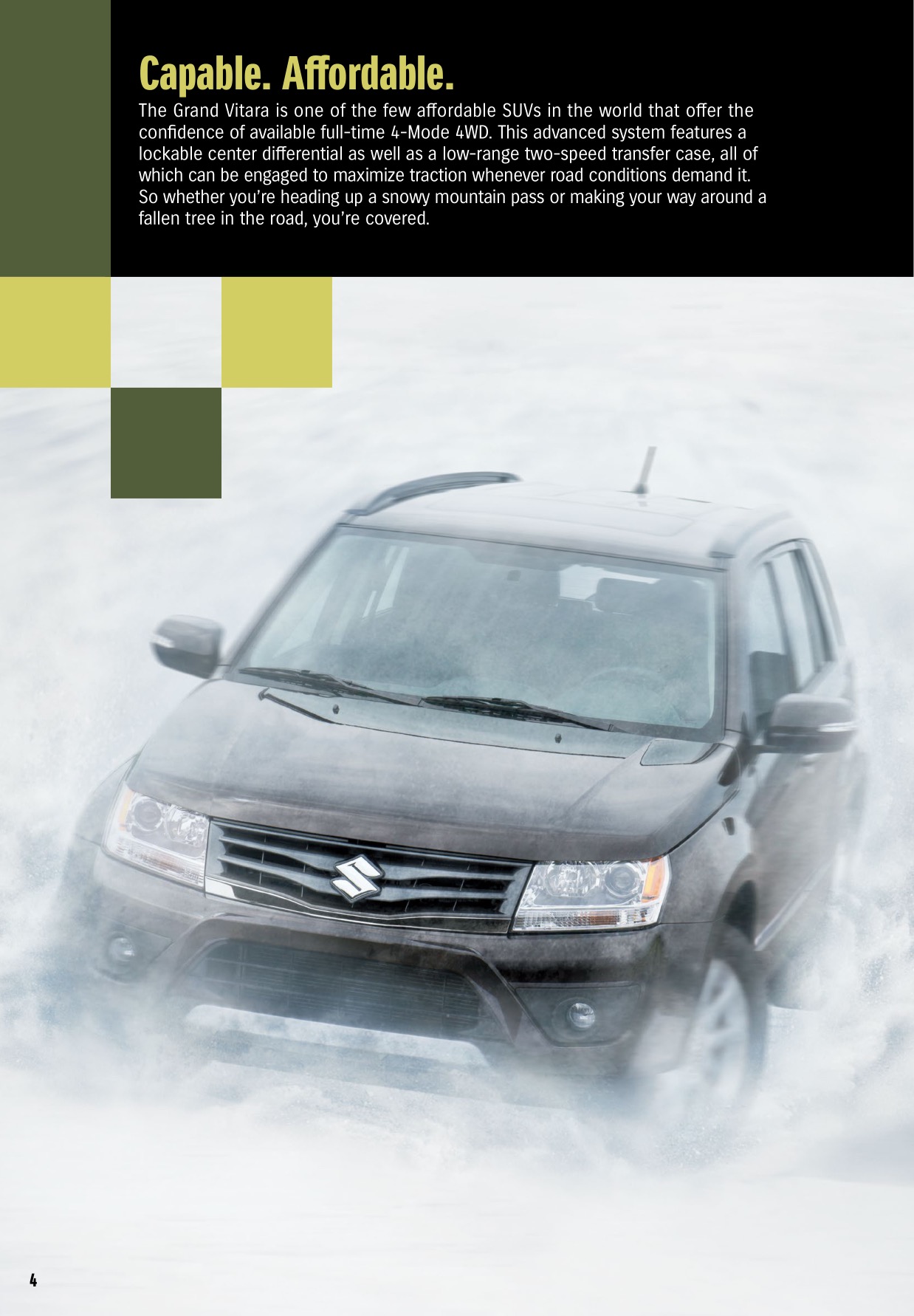 2013 Suzuki Grand Vitara Brochure Page 7
